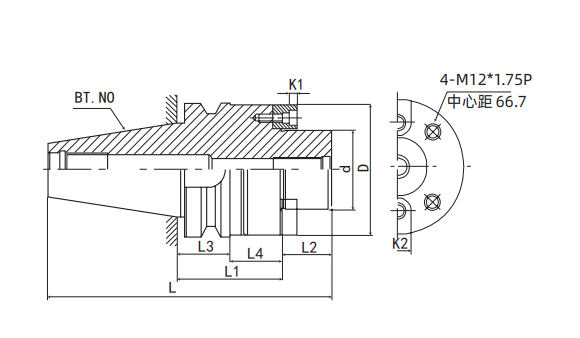 BT50-FMC40-200 (四螺孔)-description
