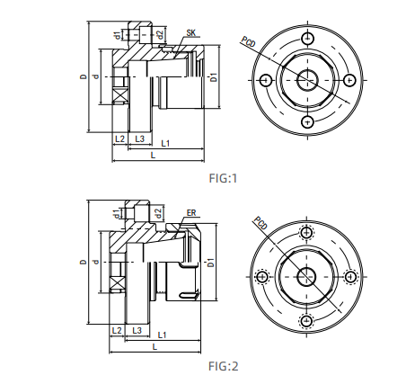 MOD080-ER32-49 technical drawing